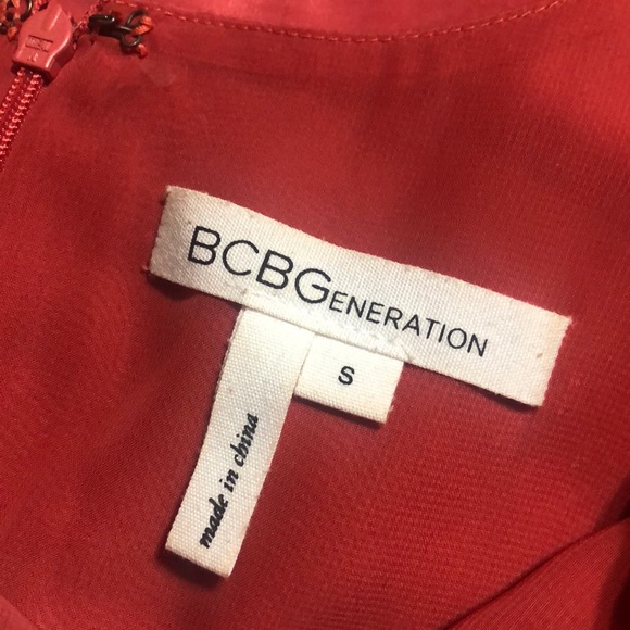 BCBGeneration Burnt Coral Dress - Picture 4 of 9